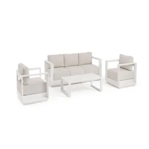 Set 4 pezzi salotto C-C Moses Vapor YK15 - Bizzotto