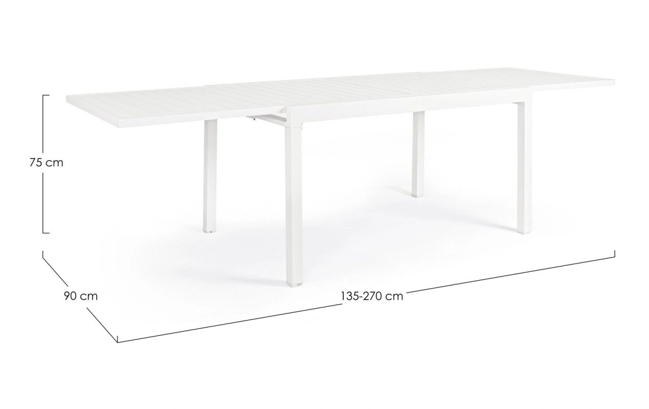 Tavolo allungabile Pelagius 135-270×90 – Extensibile – Bizzotto YK11 2